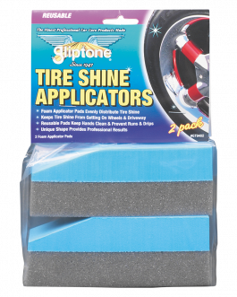 TIRE SHINE APLICATORS 2PK esponjas aplicadoras