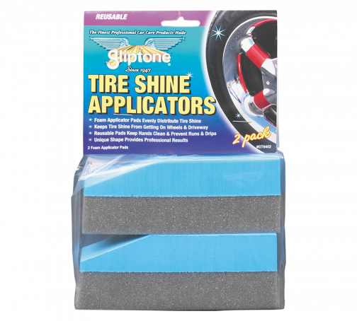 TIRE SHINE APLICATORS 2PK esponjas aplicadoras